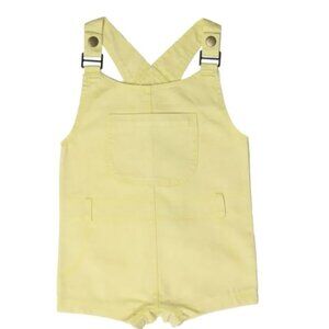 Crew Kids Yellow Jean Wash Overalls size 24 Months